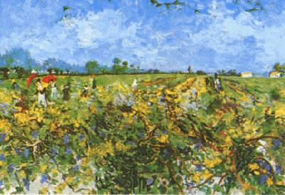 Vincent Van Gogh Green Vineyard China oil painting art